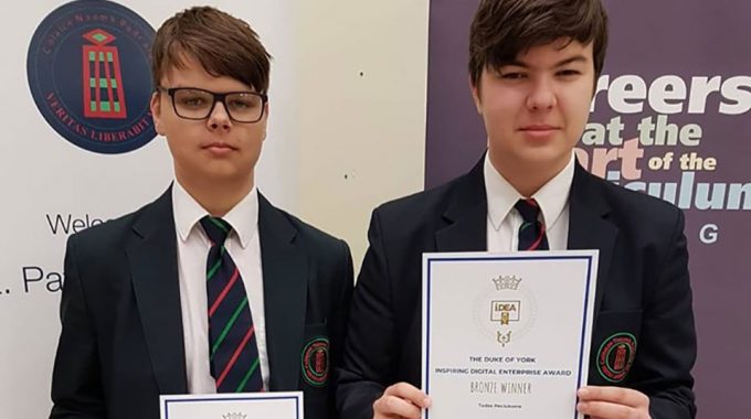 Well done to Tadas and Nojus in year 12 who are our first bronze Duke of York winners!